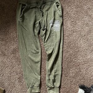 I'm Tired But I'm Here Vintage Joggers XL